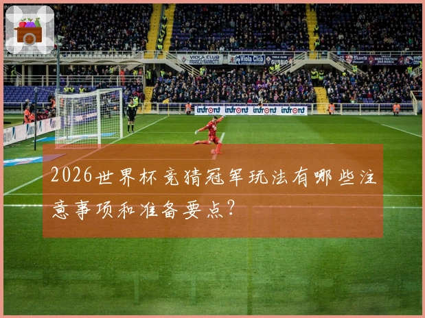 2026世界杯竞猜冠军玩法有哪些注意事项和准备要点？