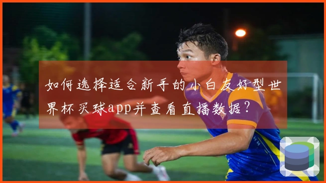 如何选择适合新手的小白友好型世界杯买球app并查看直播数据？