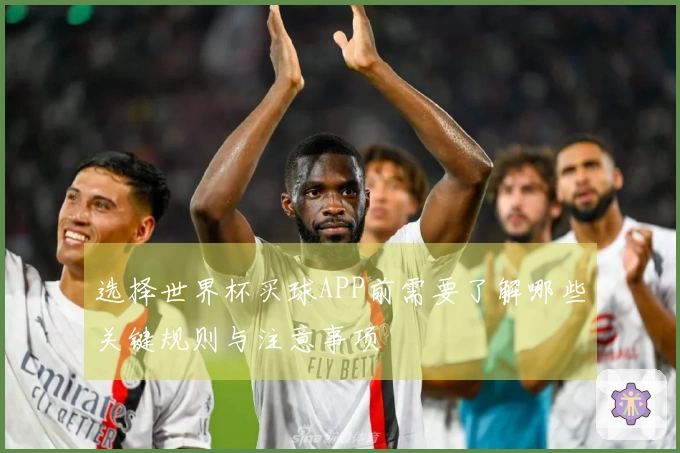 选择世界杯买球APP前需要了解哪些关键规则与注意事项